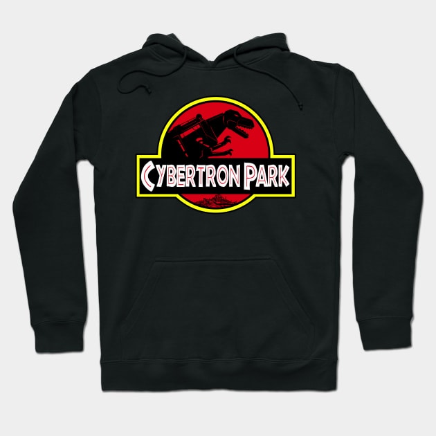 Cybertron Park - alt red Hoodie by poopsmoothie